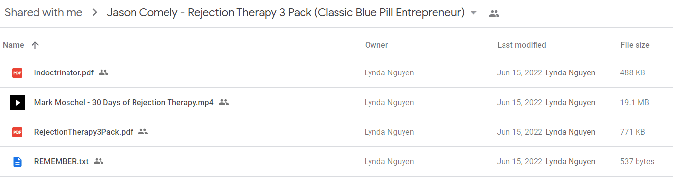 Jason Comely - Rejection Therapy 3 Pack (Classic Blue Pill Entrepreneur)