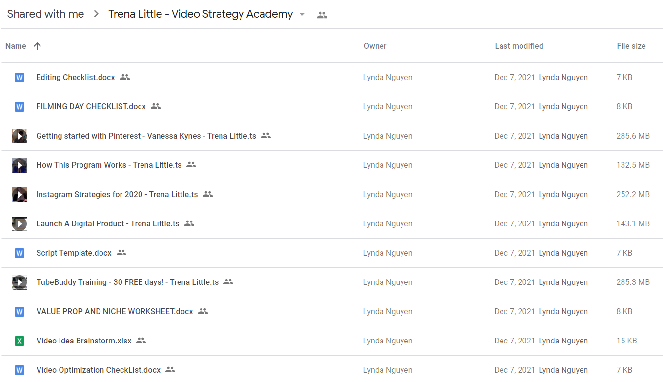 Trena Little - Video Strategy Academy