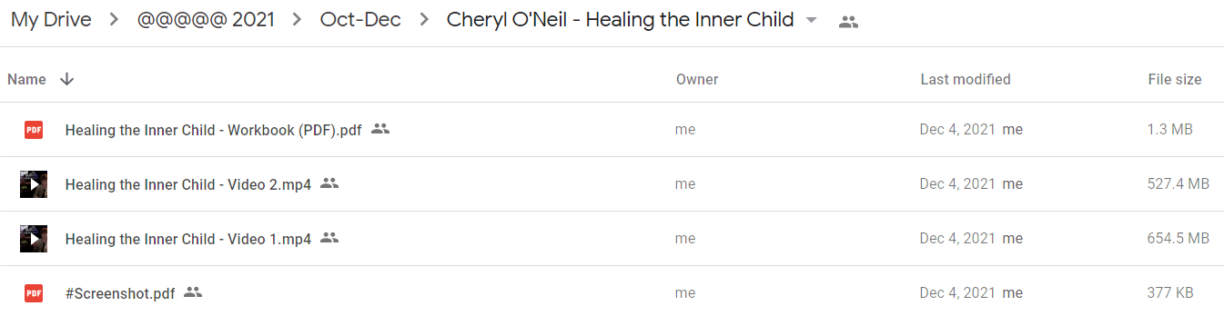 Cheryl O'Neil - Healing the Inner Child