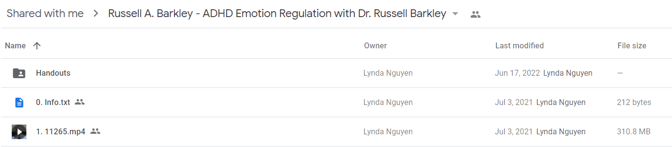 Russell A. Barkley - ADHD Emotion Regulation with Dr. Russell Barkley