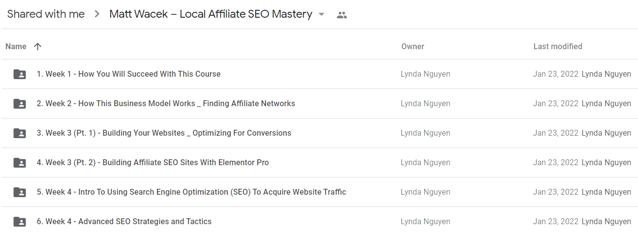 Matt Wacek – Local Affiliate SEO Mastery