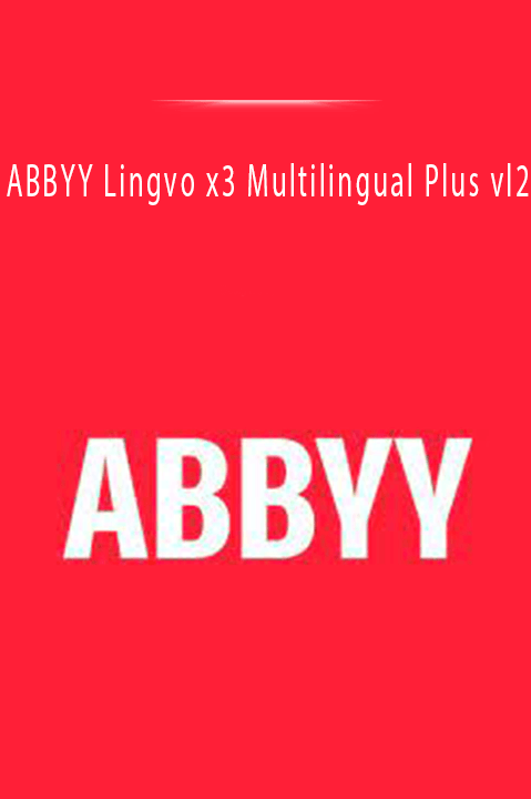 ABBYY Lingvo x3 Multilingual Plus vl2