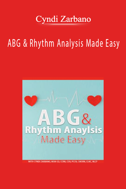 Cyndi Zarbano – ABG & Rhythm Analysis Made Easy