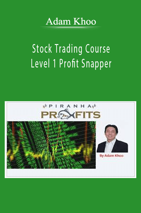 Stock Trading Course Level 1 Profit Snapper – Adam Khoo