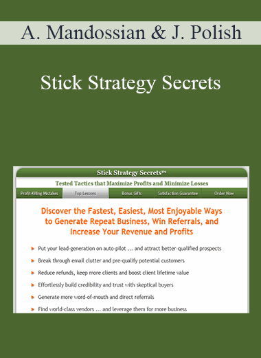 Stick Strategy Secrets – Alex Mandossian