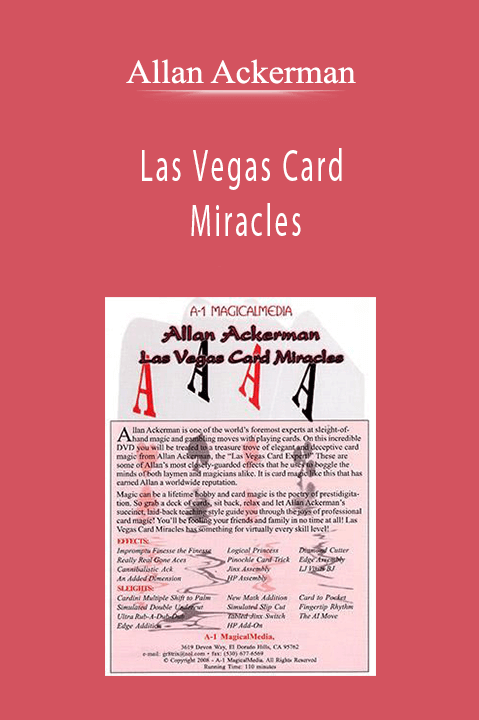 Allan Ackerman - Las Vegas Card Miracles