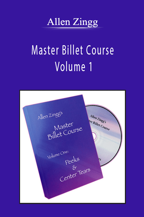 Allen Zingg - Master Billet Course Volume 1