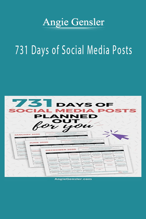 731 Days of Social Media Posts – Angie Gensler