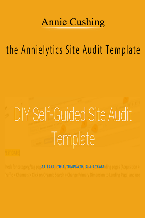 the Annielytics Site Audit Template – Annie Cushing