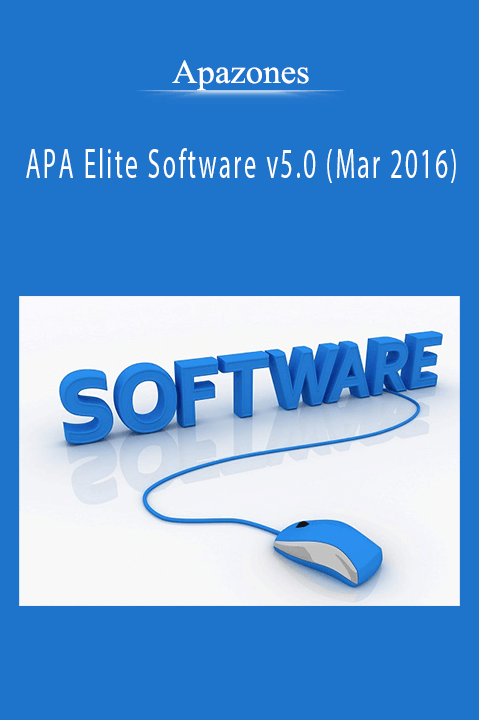 APA Elite Software v5.0 (Mar 2016) – Apazones