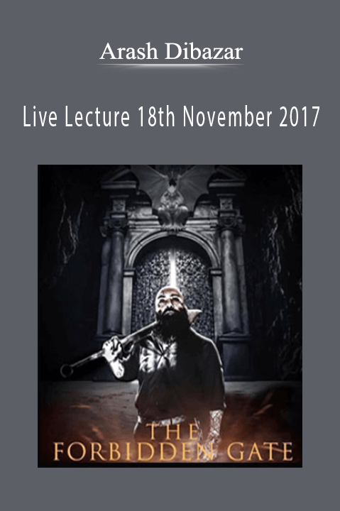 Live Lecture 18th November 2017 – Arash Dibazar