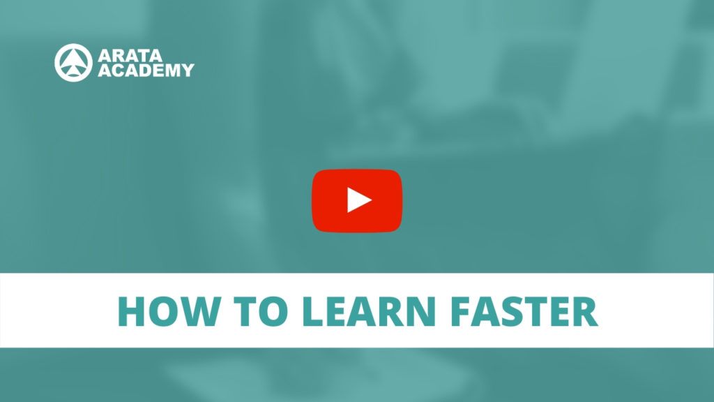 Arata Academy - How to Learn Faster (Language: Portuguese)