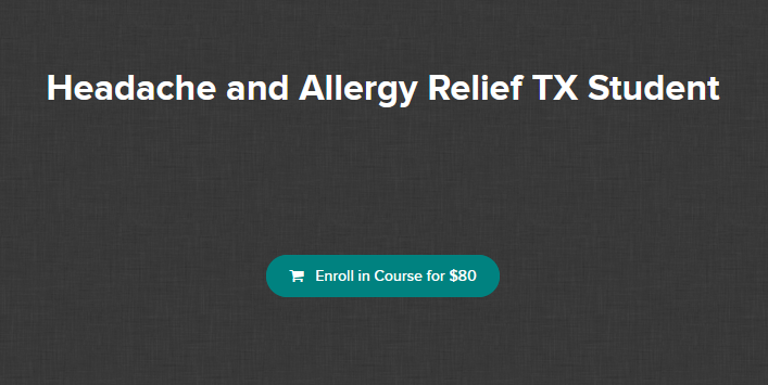 Ariana Vincent - Headache and Allergy Relief TX Student