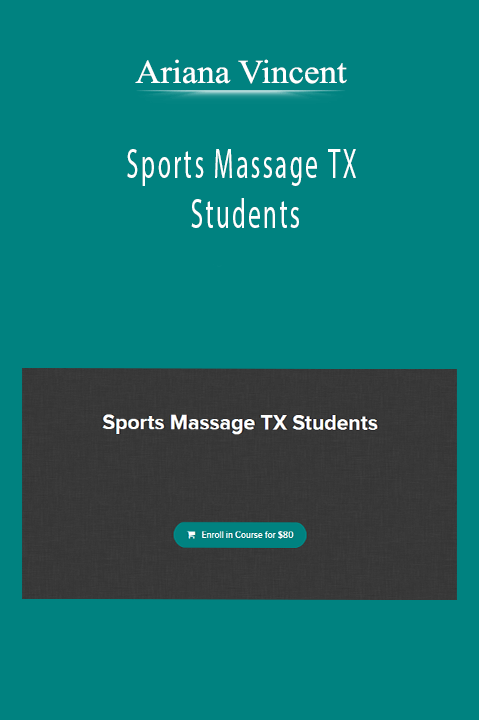 Ariana Vincent - Sports Massage TX Students