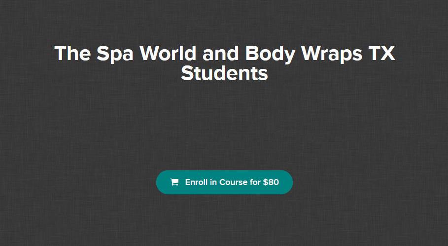 Ariana Vincent - The Spa World and Body Wraps TX Students