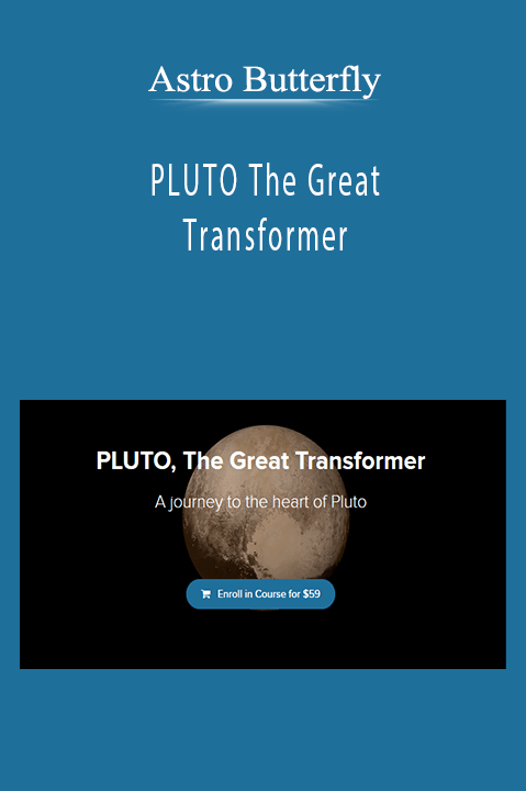 Astro Butterfly - PLUTO The Great Transformer