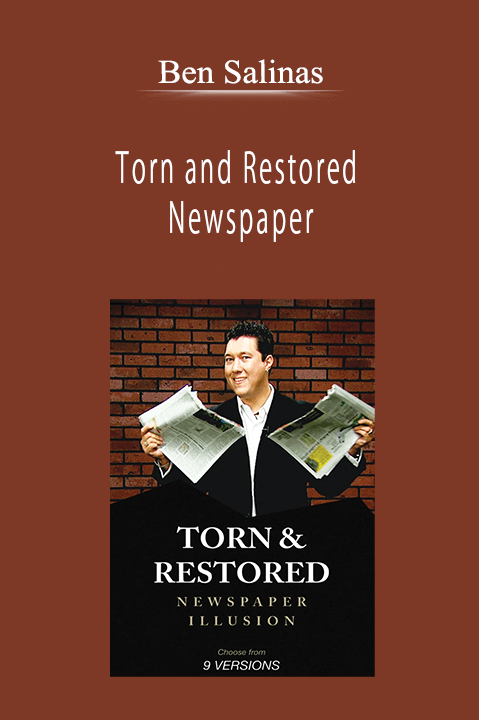 Ben Salinas - Torn and Restored Newspaper