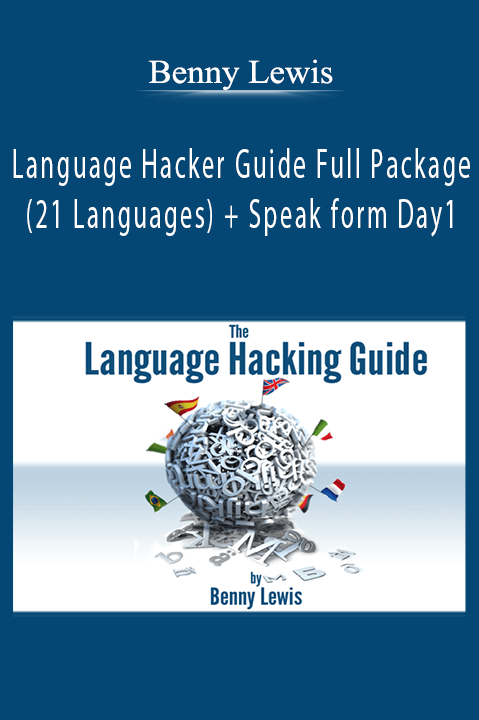 Language Hacker Guide Full Package (21 Languages) + Speak form Day1 – Benny Lewis