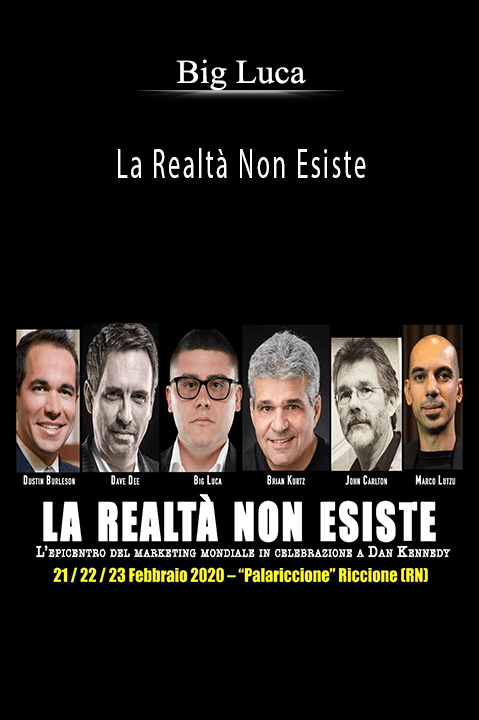 La Realtà Non Esiste – Big Luca