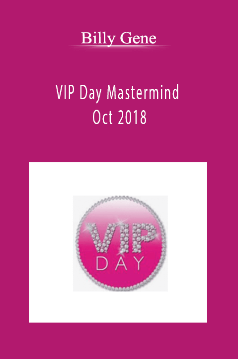 VIP Day Mastermind Oct 2018 – Billy Gene