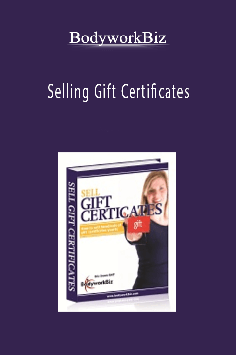 Selling Gift Certificates – BodyworkBiz