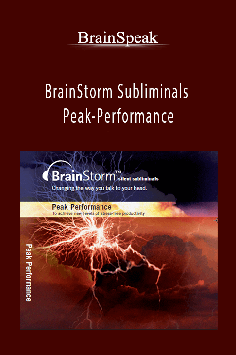 BrainStorm Subliminals – Peak–Performance – BrainSpeak