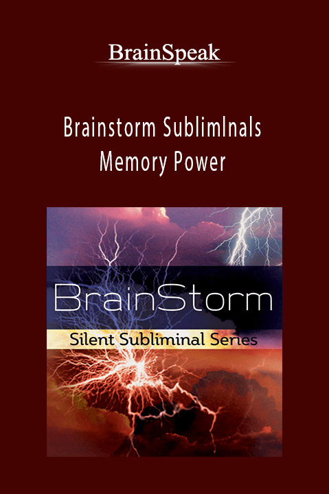 Brainstorm Sublimlnals – Memory Power – BrainSpeak