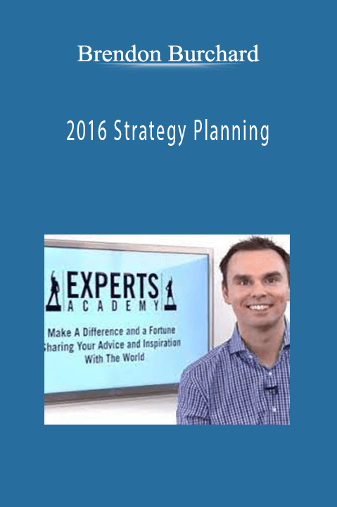 2016 Strategy Planning – Brendon Burchard