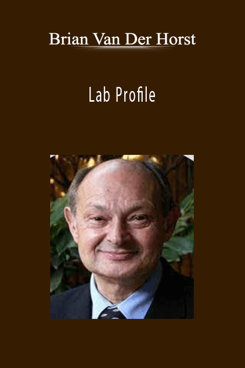 Lab Profile – Brian Van Der Horst