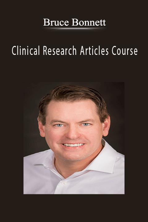 Clinical Research Articles Course – Bruce Bonnett