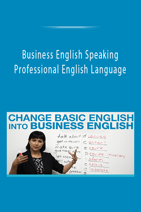 Business English Speaking Professional English Language