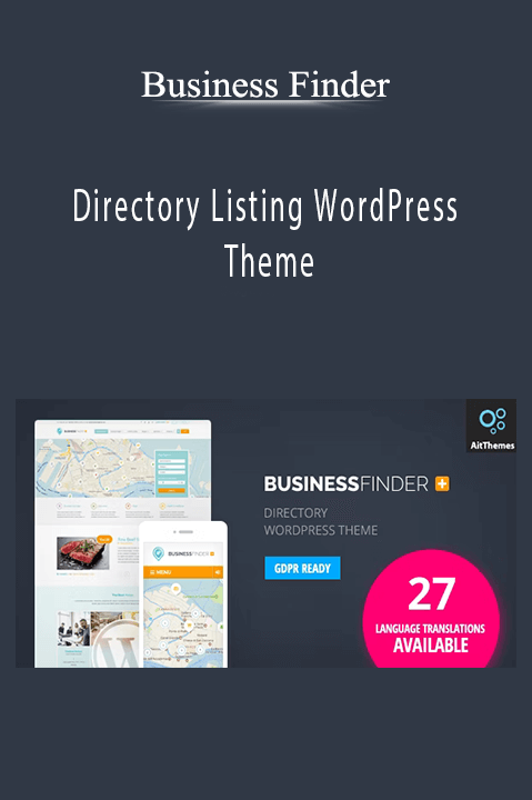 Directory Listing WordPress Theme – Business Finder