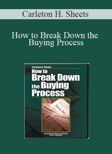 How to Break Down the Buying Process – Carleton H. Sheets