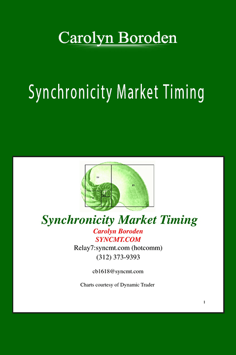 Synchronicity Market Timing – Carolyn Boroden