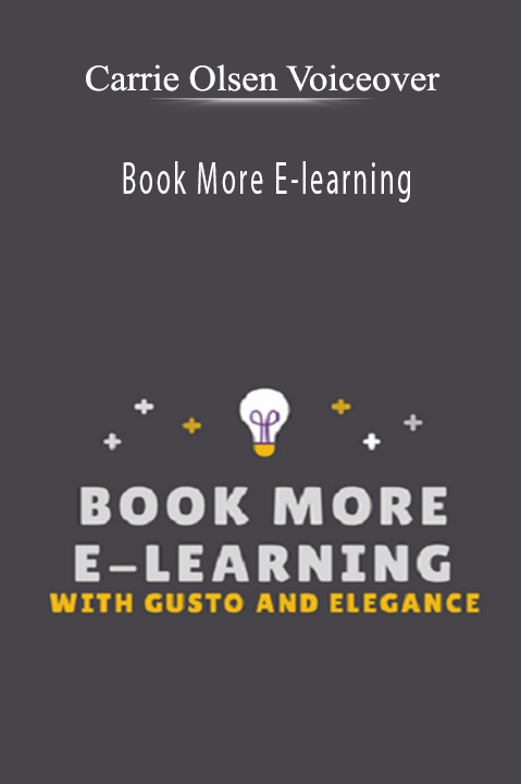 Book More E–learning – Carrie Olsen Voiceover