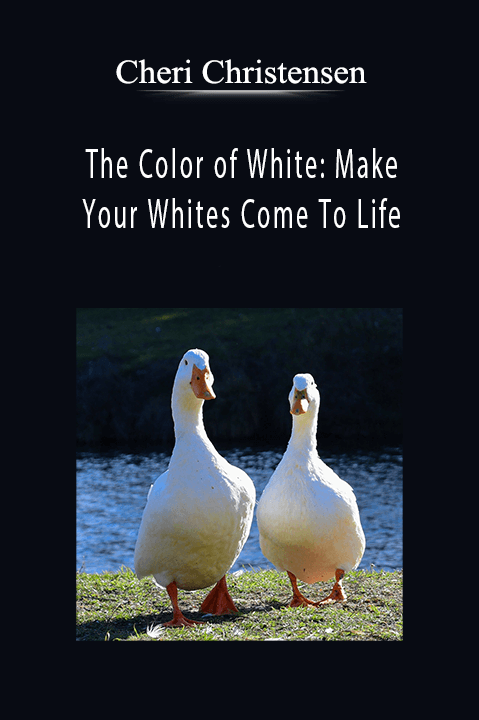 Cheri Christensen: The Color of White: Make Your Whites Come To Life