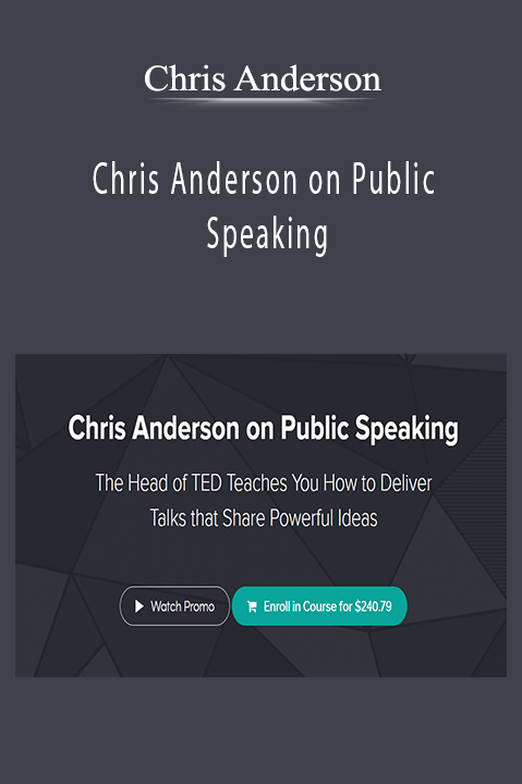 Chris Anderson on Public Speaking – Chris Anderson