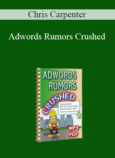 Adwords Rumors Crushed – Chris Carpenter