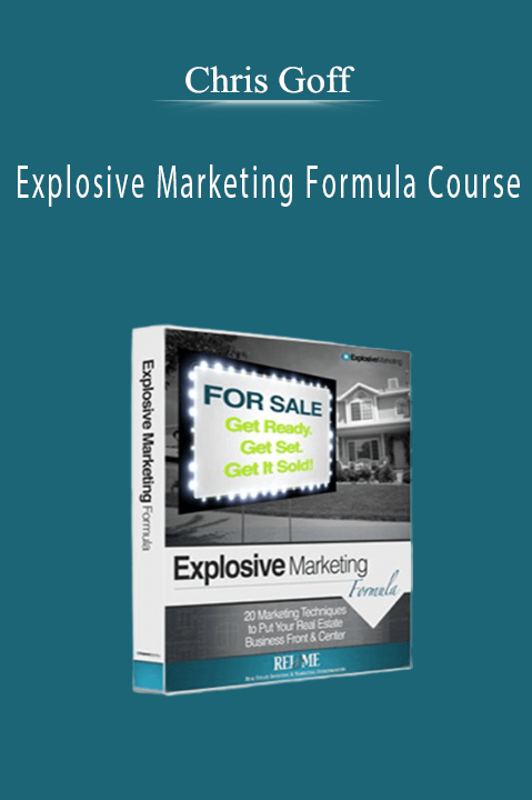 Explosive Marketing Formula Course – Chris Goff