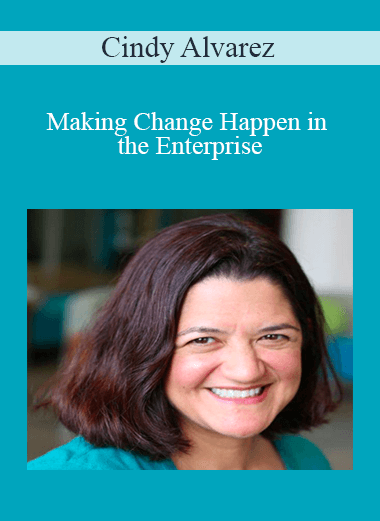 Making Change Happen in the Enterprise – Cindy Alvarez