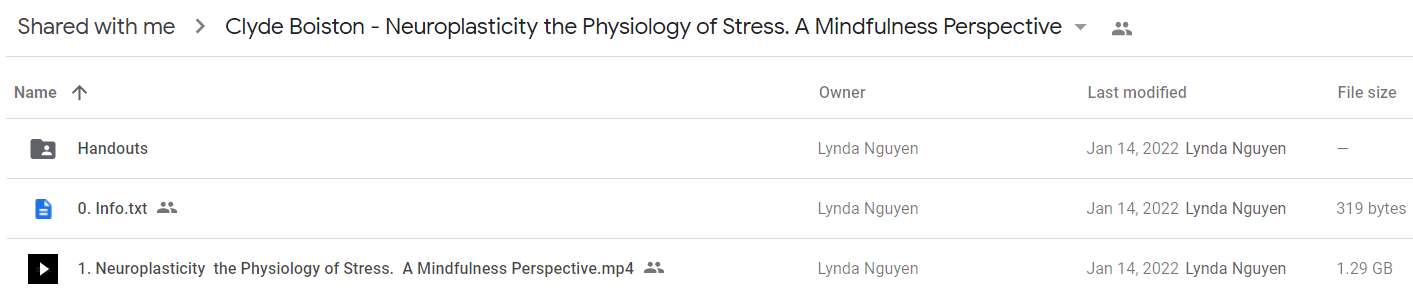 Clyde Boiston - Neuroplasticity the Physiology of Stress. A Mindfulness Perspective