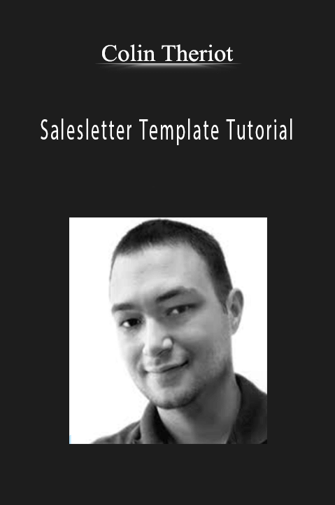 Salesletter Template Tutorial – Colin Theriot