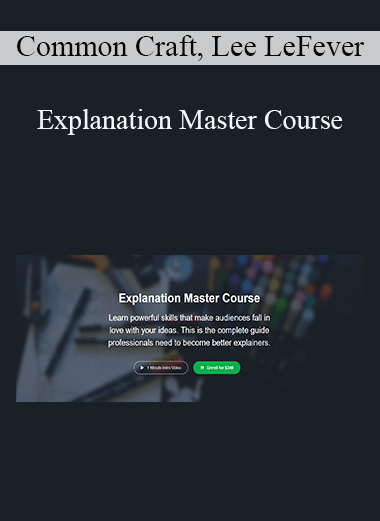 Explanation Master Course – Common Craft