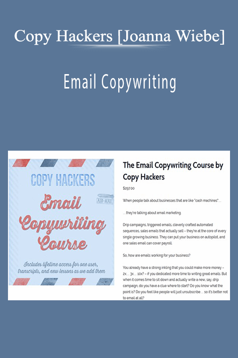 Email Copywriting – Copy Hackers [Joanna Wiebe]