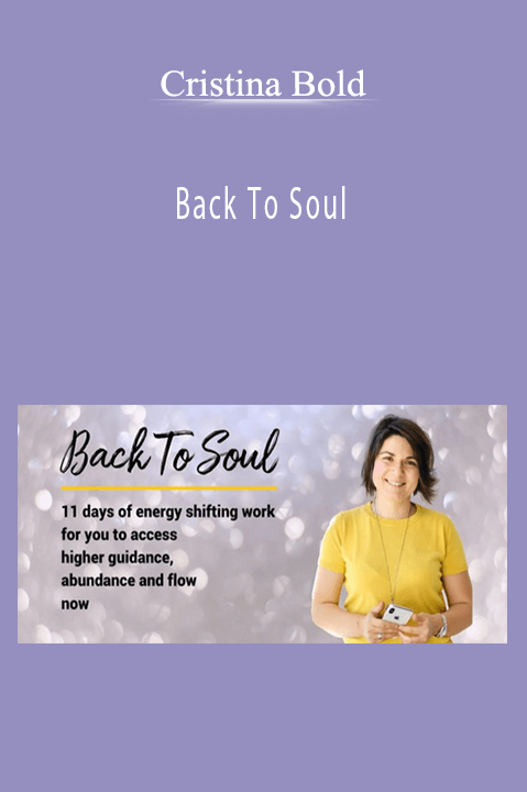 Back To Soul – Cristina Bold