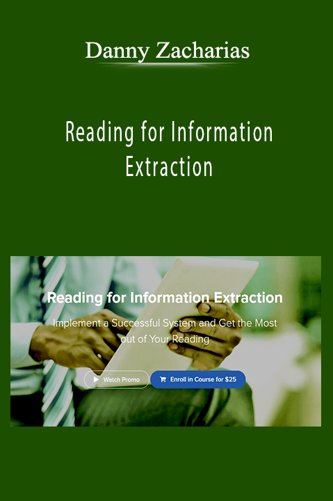 Reading for Information Extraction – Danny Zacharias