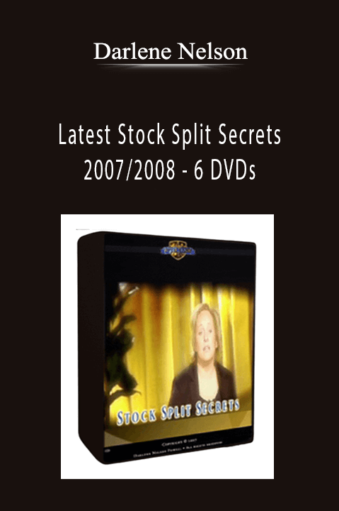 Latest Stock Split Secrets 2007/2008 – 6 DVDs – Darlene Nelson
