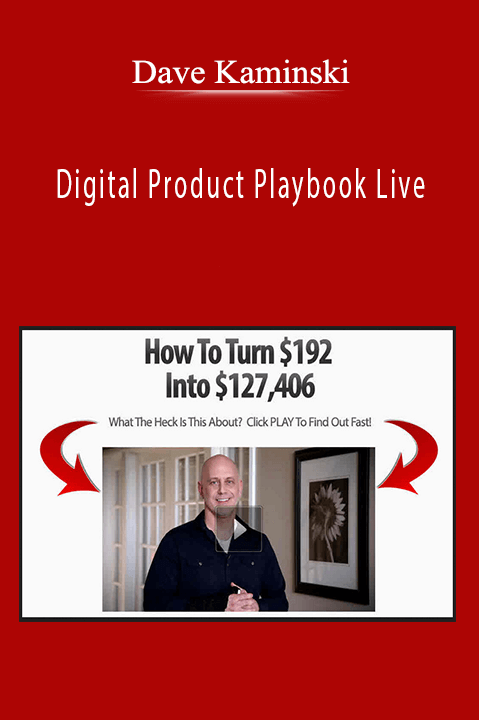 Digital Product Playbook Live – Dave Kaminski