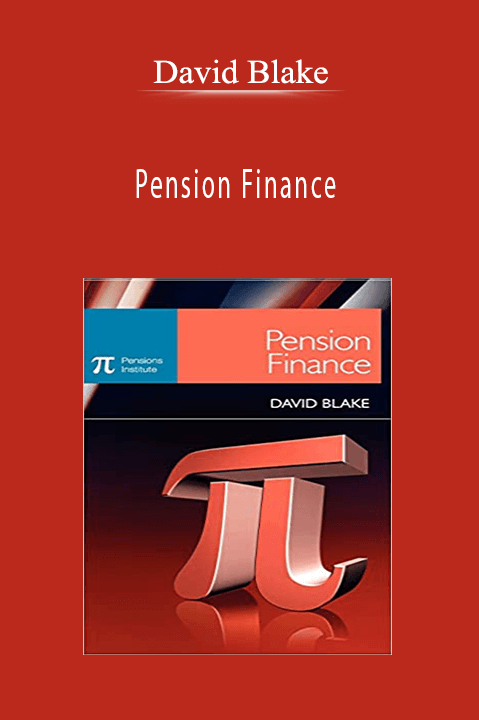 Pension Finance – David Blake