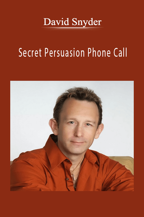 Secret Persuasion Phone Call – David Snyder